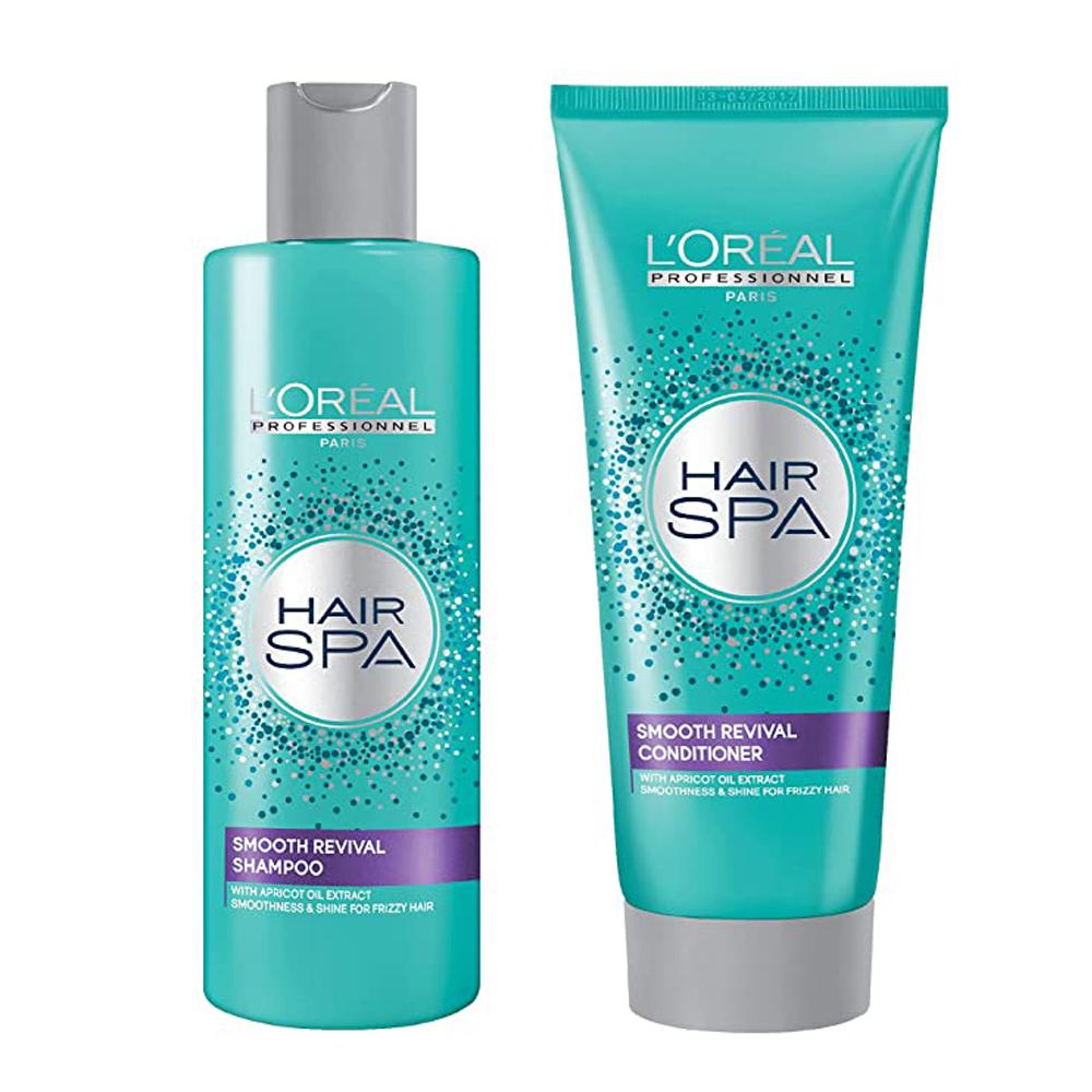 L'Oreal Professionnel Hair Spa Smooth Revival Shampoo, Conditioner