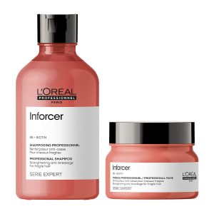 L’Oreal Professionnel Serie Expert Inforcer Shampoo 300ml and Hair Mask 250ml