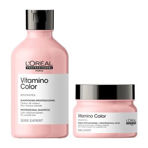 L'Oreal Professionnel Vitamino Color Shampoo 300ml and Hair Mask 250gm
